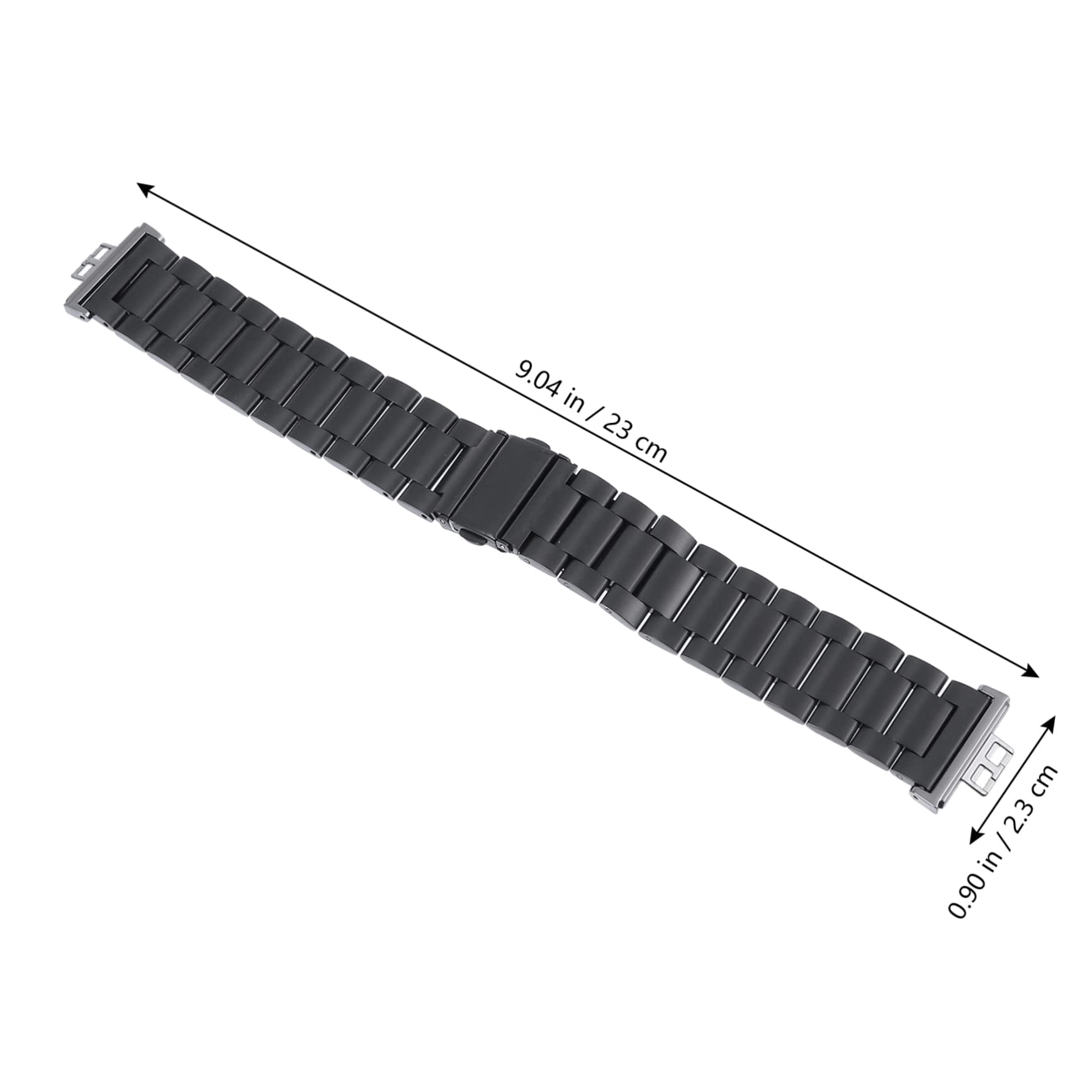 Hemobllo 3stücke Stainless Steel Watch Band Für Watch Fit Elegantes Verstellbares Armband Aus Hochwertigem Edelstahl Für Sport Arbeit Und Reisen
