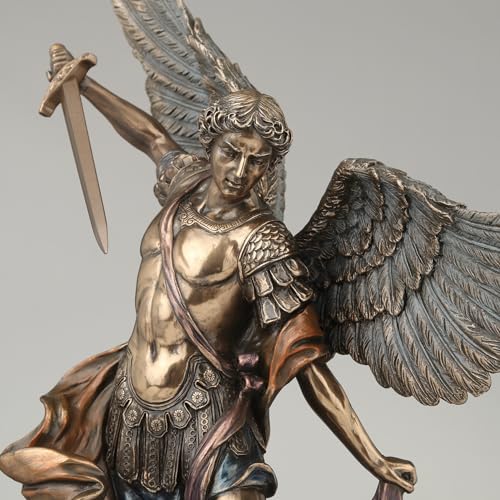 Estatua religiosa de San Miguel Arcángel 14.12 pulg miniatura 7