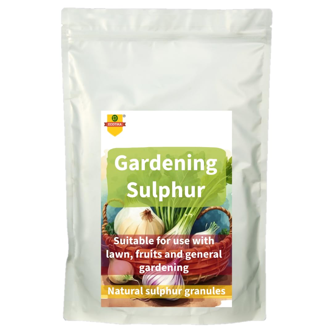 ECOTIKA GRANULAR SULFUR FOR PLANTS | NATURAL SULPHUR GRANULES | SLOW RELEASE (400) (B0D8PSKJ6L) Amazon Price History, Amazon Price Tracker
