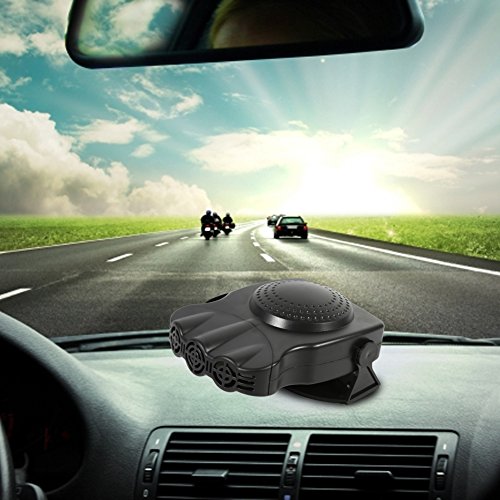 2 in 1 Windscreen Demister Defroster 12V 150W Car Vehicle Heater Heating Cool Fan Auto Electronic Defroster Demister - Thumbnail 5