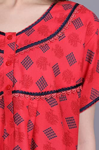 Image of Women's Alpine Mix Print Maxi Nightgown