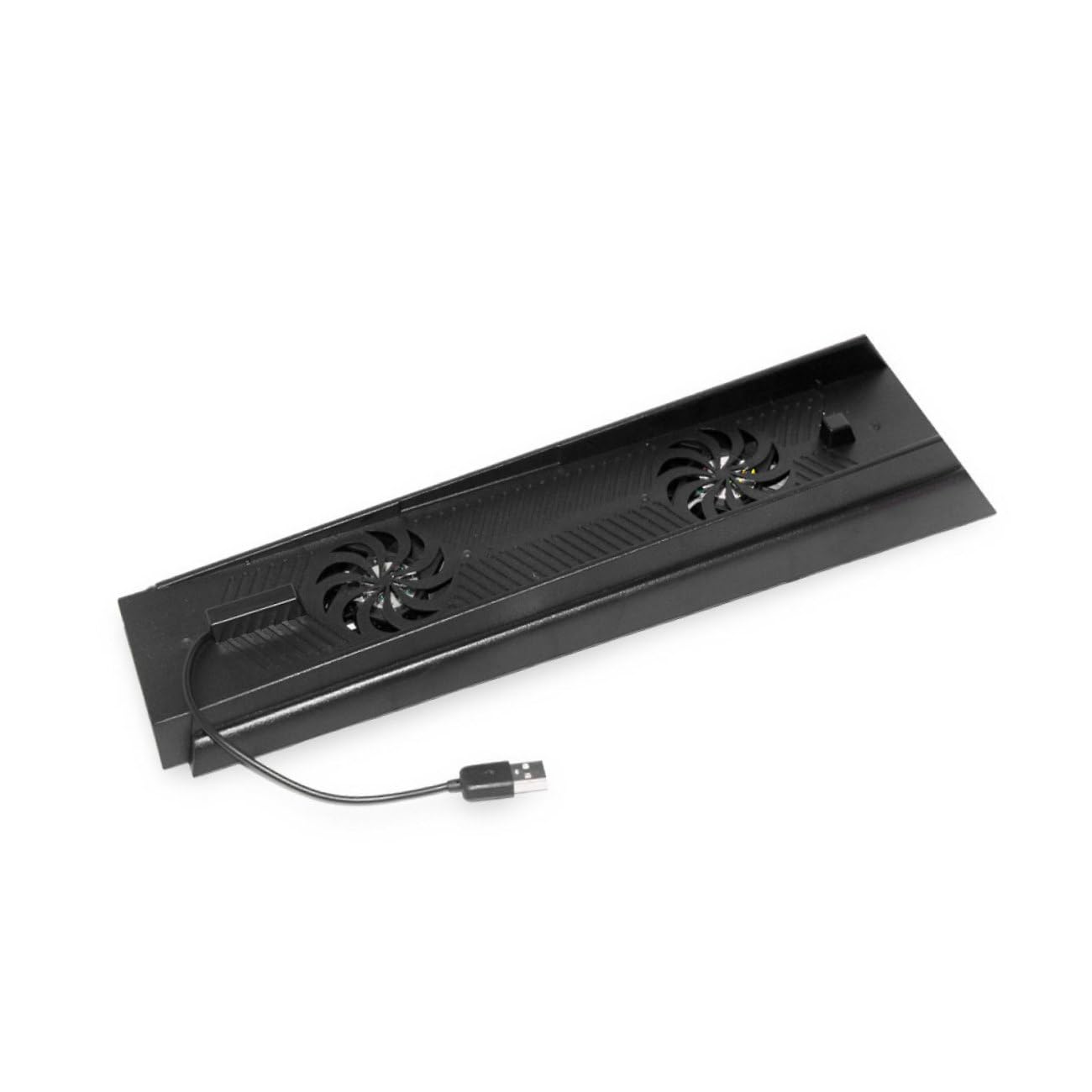 Supporto Ventola di Raffreddamento Verticale per Console da Gioco Doppia Ventola Integrata e Stazione di Ricarica Doppia, Base Multifunzione Salvaspazio per Console Gaming