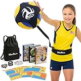 VbStar Volleyball Training Equipment Aid - Practice Your Serving, Setting & Spiking with Ease, Great Solo Serve & Spike Trainer for Beginners & Pro, Perfect Volleyball Gift