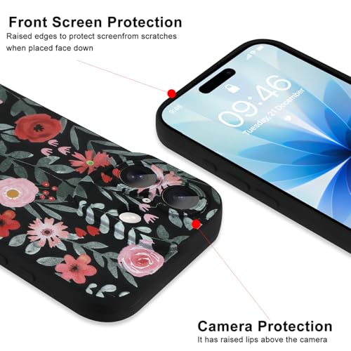 Image of ZIYE for iPhone 17 Case Pink Flower Pattern Phone Case