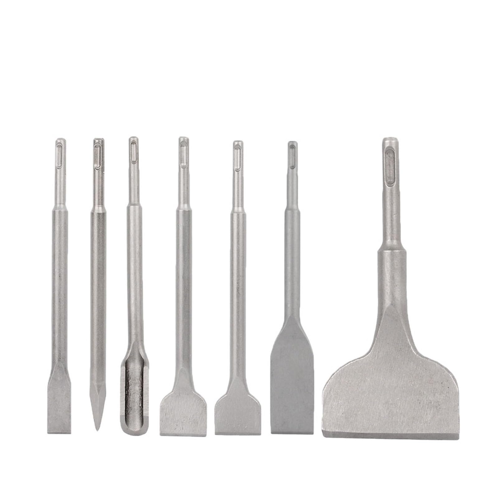 1 pz SDS/Plus l Gambo Tondo Pala for Piastrelle Martello Elettrico Scalpello Muro Calcestruzzo Impatto Gomito Allargamento(50X250 Curved)