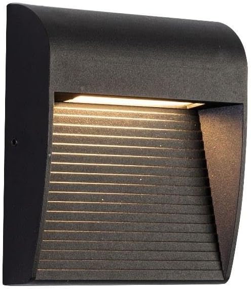 Kuzco EW27905-BK Casa Exterior Wall Sconce, 11 Watts 3000K Integrated LED, Black