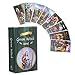 78 StüCk/Set Hexentarotkartenstapel Schicksals-Weissagungskarte Wahrsagerei Spielzeug Holographisch Tarotkarten Gesetzt Kartenspielen Brettspiel füR AnfäNger Party Familie (Englisch)