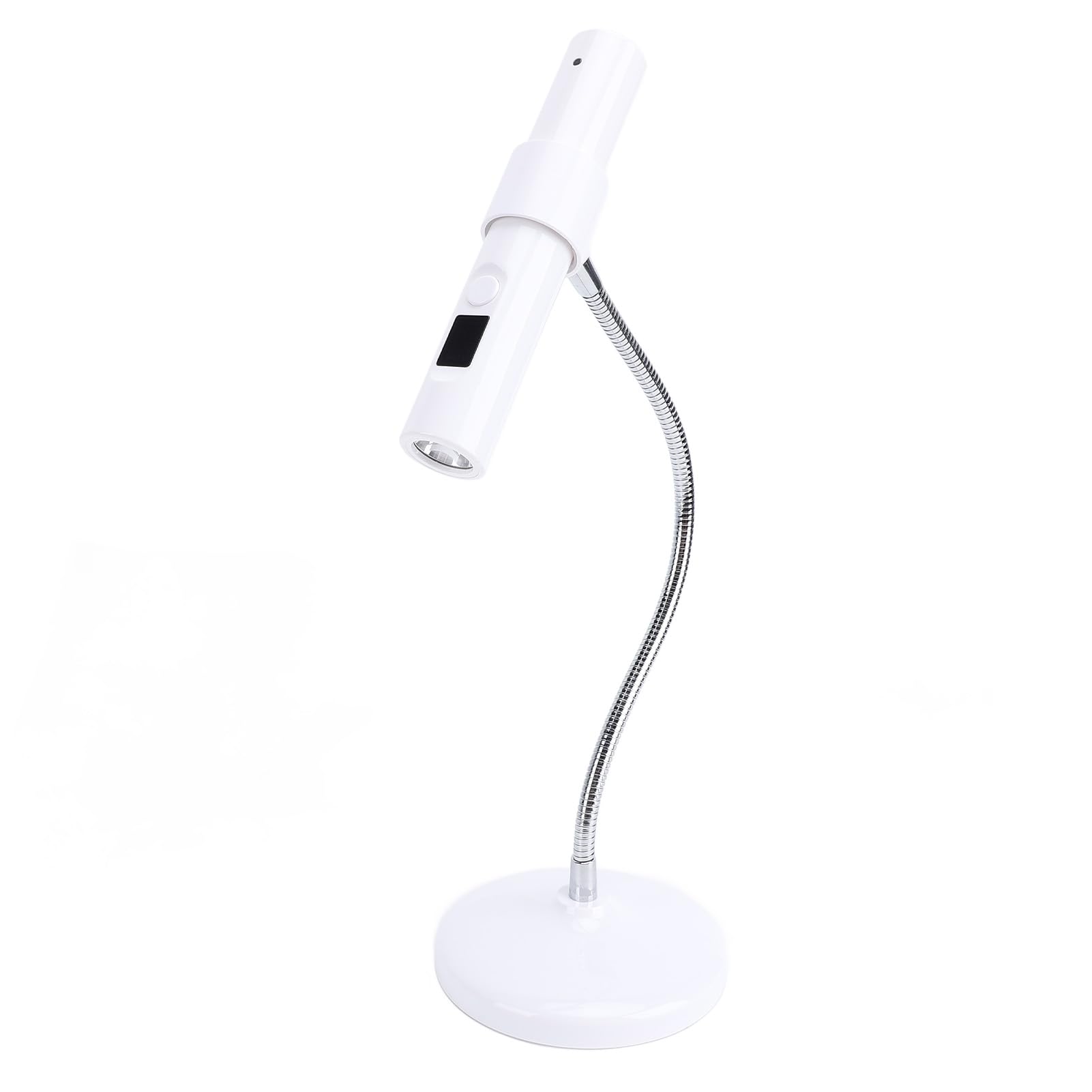 Lampada UV per unghie a collo d'oca, luce UV senza fili per unghie, ricaricabile, 30 s e 60 secondi, portatile, regolabile a 360 gradi, lampada UV touch per unghie, per manicure fai da te