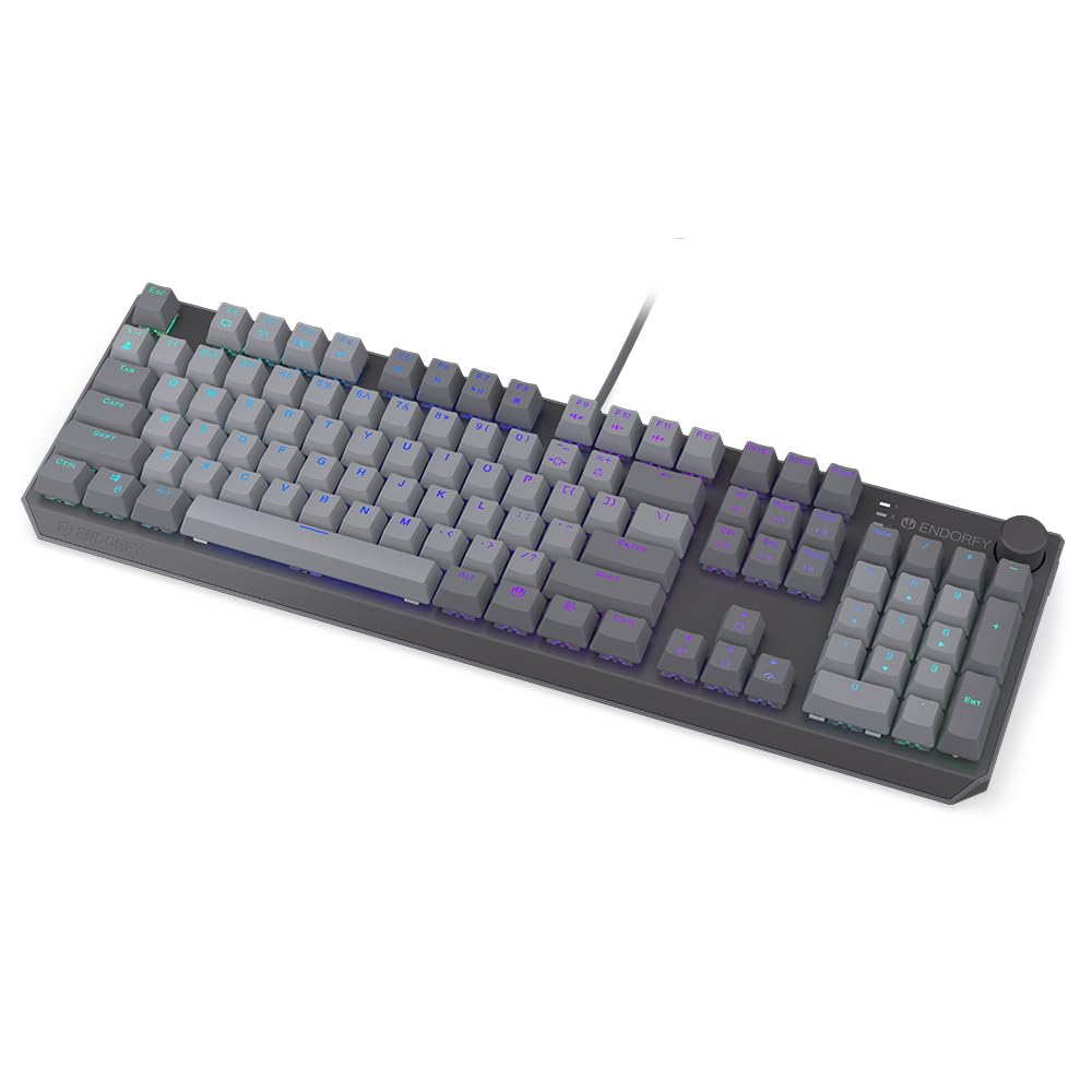ENDORFY Thock V2, interruttori ENDORFY Red Gateron, hot-swap, controllo del volume, funzione MUTE, software, parte superiore in alluminio, macro programmabili