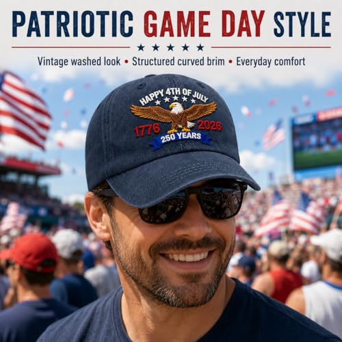 Image of 4th of July 250th Anniversary Dad Hats - Just Here for the Fireworks, Fireworks Director - Patriotic Baseball Cap
