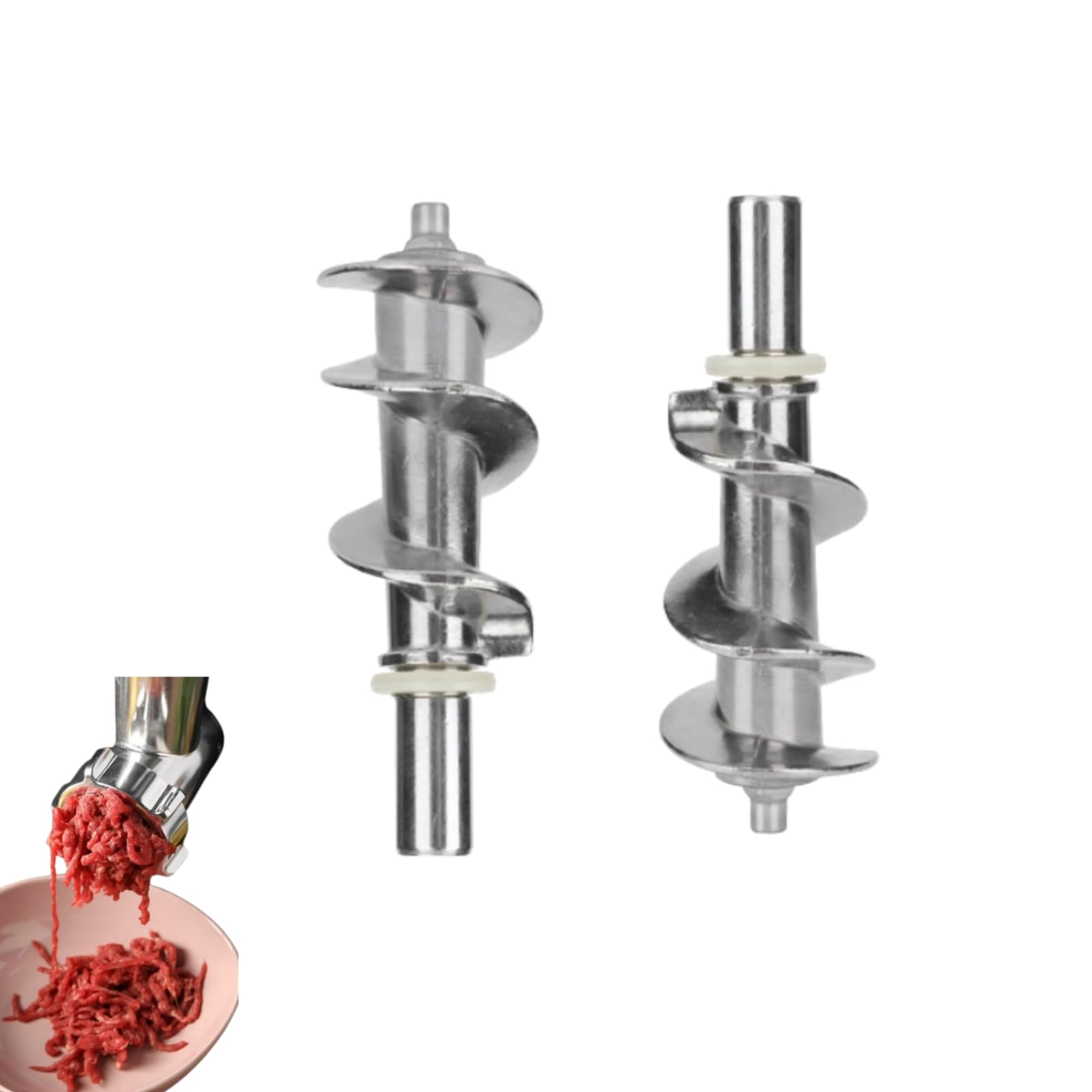 Meat Grinder Replacement Parts, 2PCS Meat Grinder Parts Meat Grinder Electric Meat Grinder Parts Replacement Meat Grinder Screw