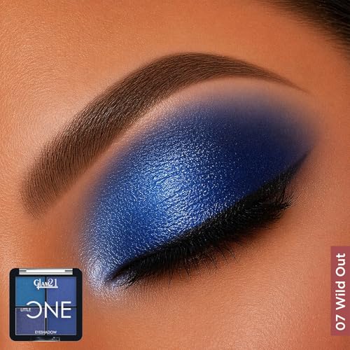 Image of Glam21 Little One 4-in-1 Eyeshadow Palette | Ultra pigmented, Easy to blend | Long Lasting Eye Make Up Kit |Wild Out-07
