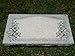 Upstate Stone Works Granite Headstone with Design (Multiple Designs) | Custom Engraved Gray Flat Grave Marker | Measures 24” x 12” x 4” | Polished Top Memorial Stone for Gravesite
