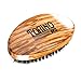 Torino Pro Wave Brush #710 By Brush King - Medium Soft Curve 360 Waves Palm Brush Olive Wood