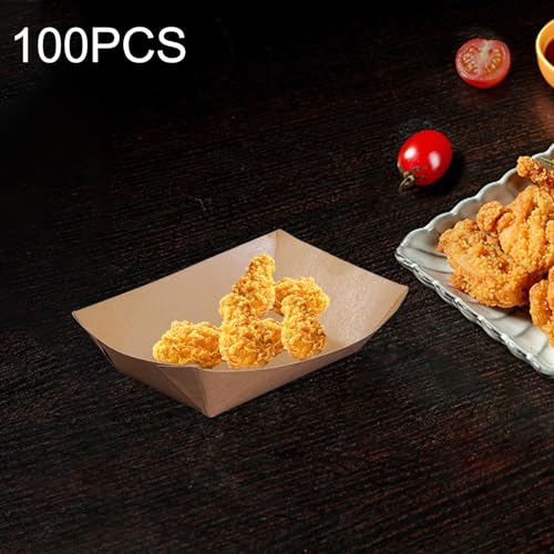 Barcos de papel para snacks contenedores desechables comida rápida 5