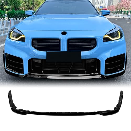 BMW M2 G87 2023-2025用カーフロントバンパースポイラースプリッターリップキット