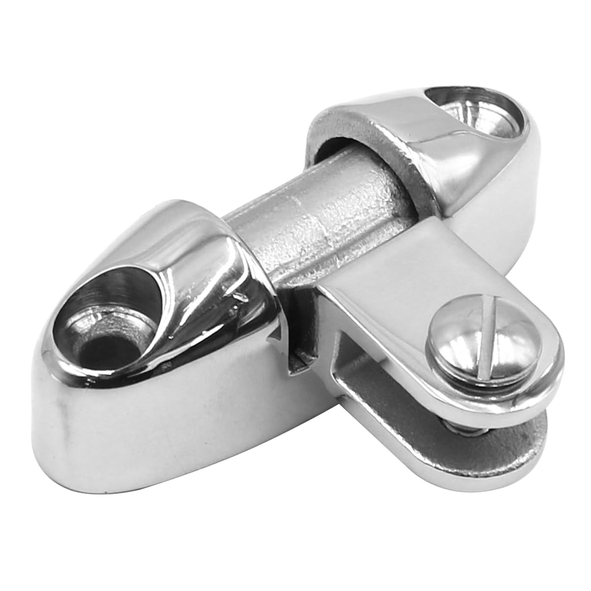 Supporto per tendalino per barca con cerniera, ponte marino, montaggio del tetto del tendalino, cerniera rotante per ponte con cuscinetto in gomma, accessori per yacht e nautica