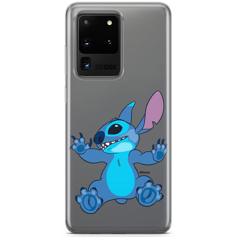 ERT GROUP mobile phone case for Samsung S20 ULTRA / S11 PLUS original and officially Licensed Disney pattern Stitch 021 optimally adapted to the shape of the mobile phone, partially transparent