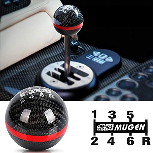 MUGEN Carbon Fiber Shift knob 6 Speed for Honda CR-Z CIVIC ACCORD S2000