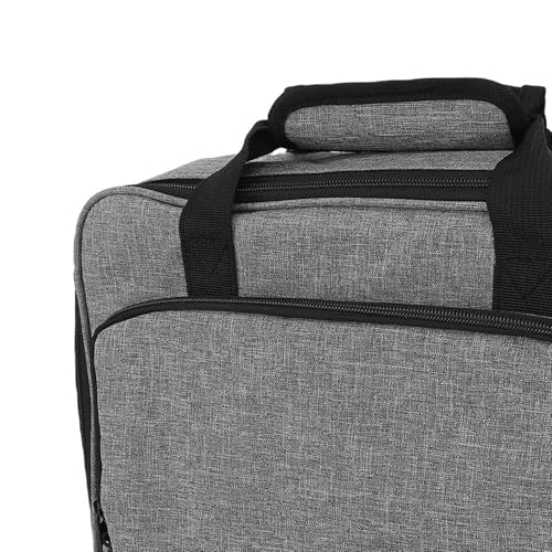Funda para proyector con compartimentos para accesorios y correa ajustable para hombro miniatura 7