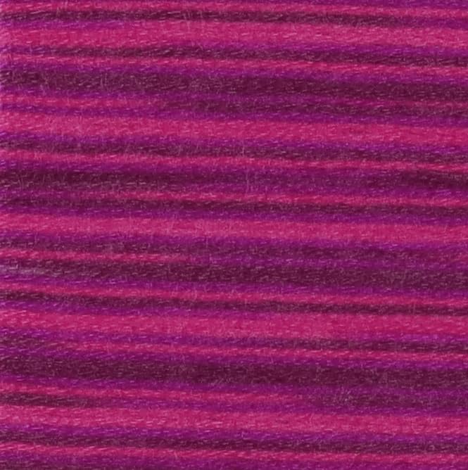 Image of KCS Big skeins of 25 Meters Size 25 Color Variegated Cross Stitch Stranded Threads,6 skeins,4210