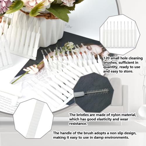 BILDHM 120 Pz Mini Spazzole per Fori Piccoli