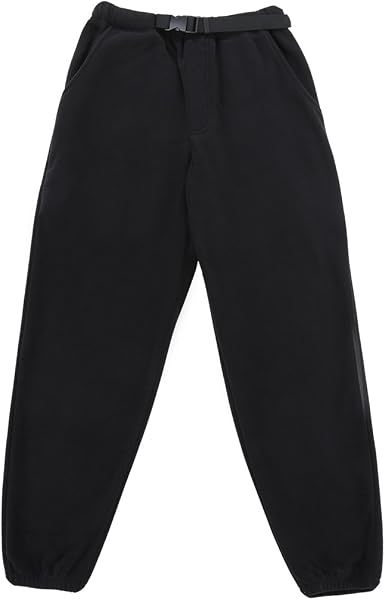 Outdoor Microfleece Zip Pants with Belt 
