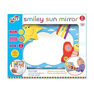 Galt Toys 1004711 Smiley Sun Mirror babyspiegel, meerkleurig