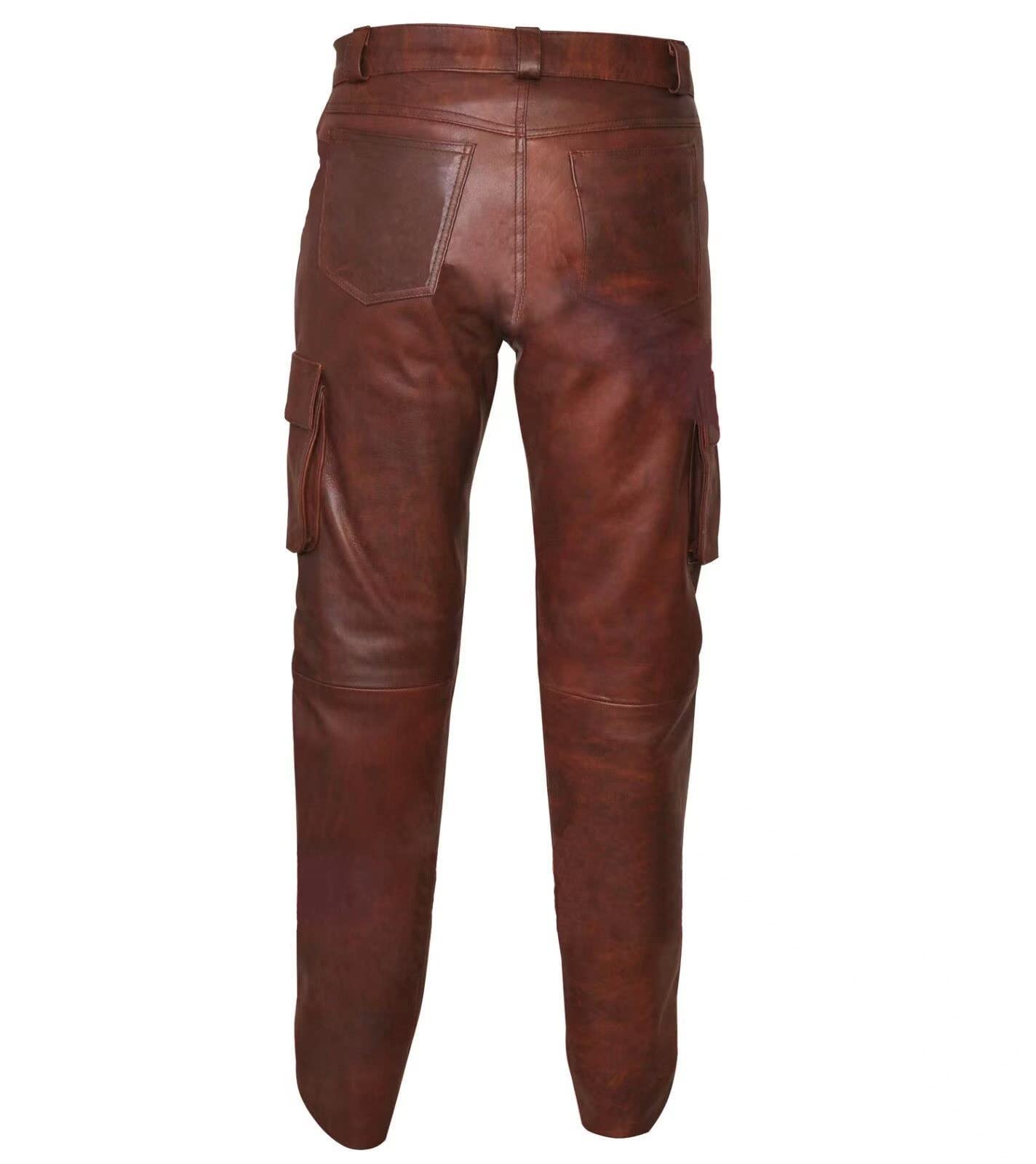 Générique Quadrati Quadrati Nero Pantaloni casual in Pelle PU per gli Uomini Tinta unita Comodi e Versatili per gli Uomini Regalo per 1 Anni Coppia