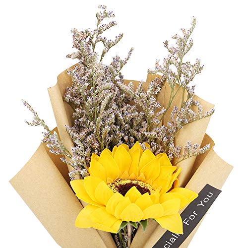 Mini ramo de flores secas para decoración de boda y hogar miniatura 3