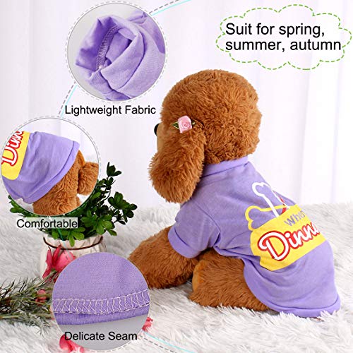 Camiseta uxcell para perro mediana de algodón miniatura 3