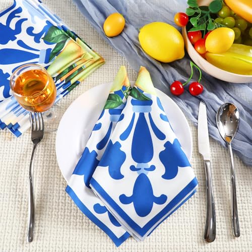 Set de 6 Servilletas Capri Limón 43x43 cm miniatura 4