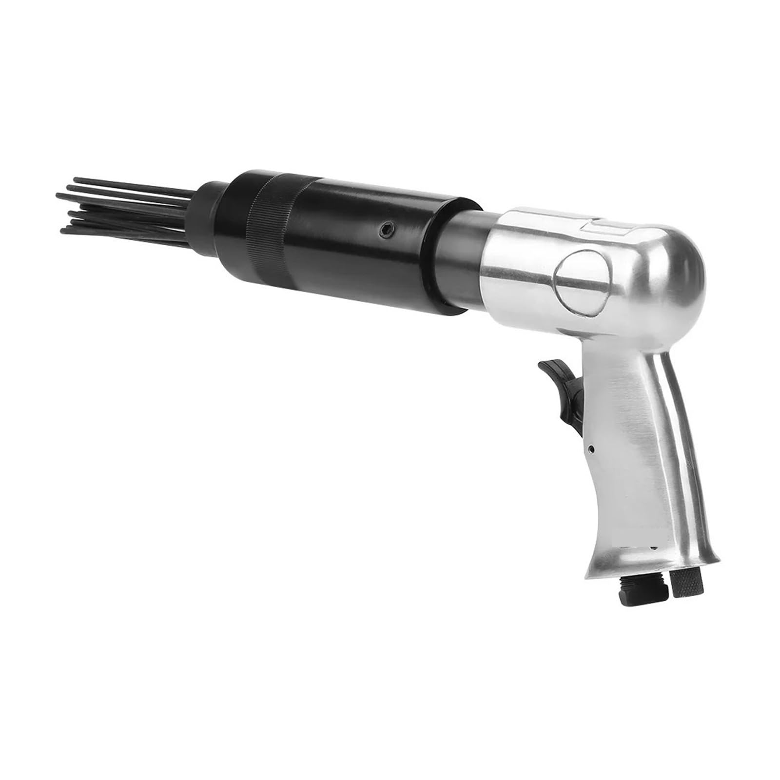 Air Hammer Air Pneumatic 19 Needle Scaler Grip Rust Paint Slag Corrosion Removing Deburring Tool
