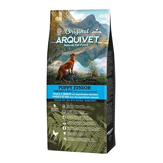 Arquivet Original Puppy Junior - Pienso para Cachorros de Perro - Pollo y Arroz - Marrón, 12 kg (Paquete de 1)