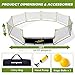 MerryMove Gaga Ball Pit Portable: 15FT 3in1 Gaga Pit with Basketball Hoop and Soccer Goals - Play System for Kids 4 to 12 Years Old Indoor Outdoor for Backyard School Camp Activities