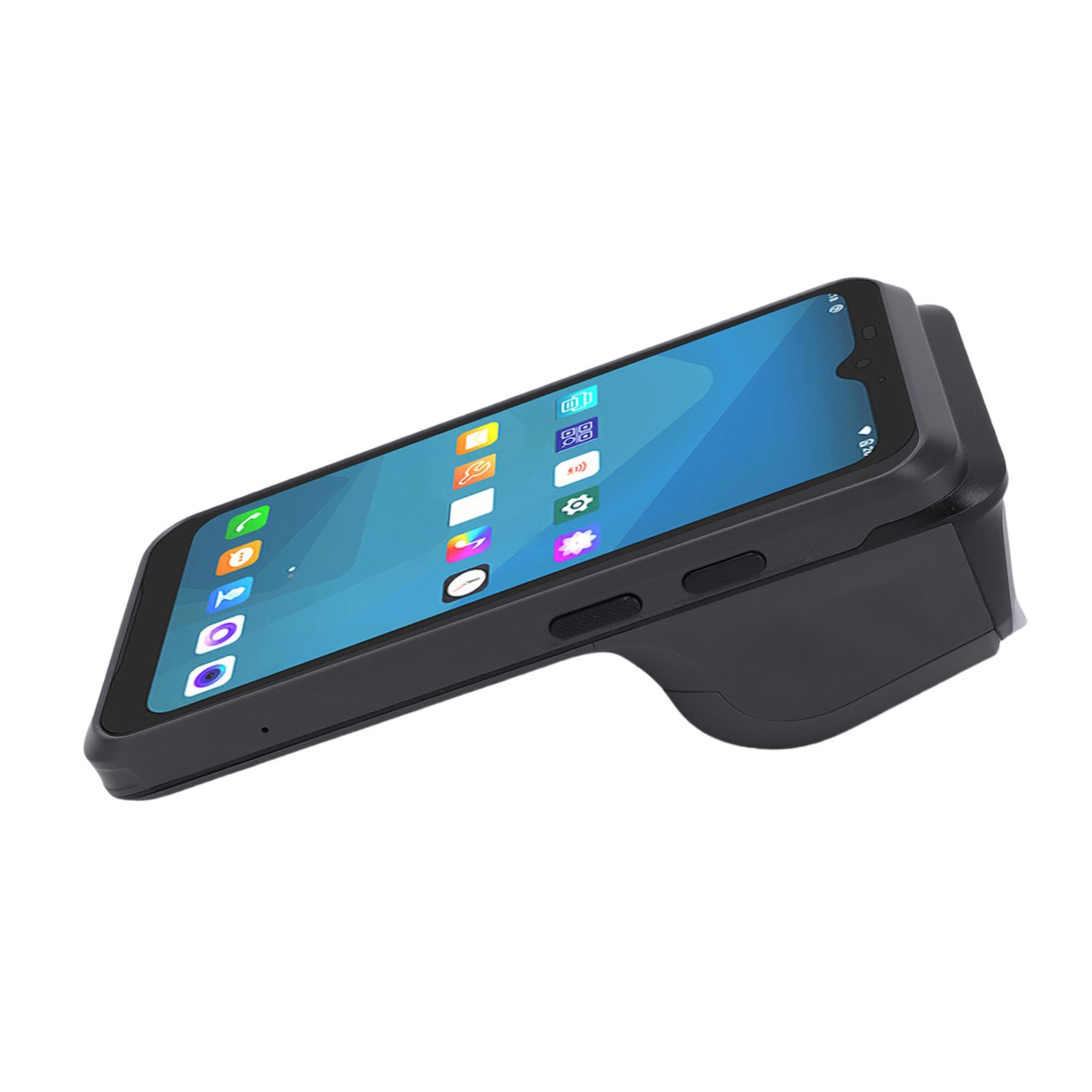 Jeffergarden Terminale POS Portatile, Touch Screen HD da 6,2 Pollici con Stampante Termica Ad Alta velocità e Scanner di Codici a Barre, per Ristoranti e Negozi Al Dettaglio