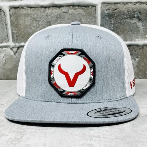 Image of Vexil American Rancher Adjustable Snapback Western Lifestyle Rodeo Southwest Inspired Meshback Hat