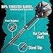 Shot! - Gnarly Rippah Steel Tip Darts Set 90% Tungsten Front Weighted Professional Darts for Bristle Dartboard Venom Tungsten Darts Target Darts Steel Tip 22g Made in New Zealand