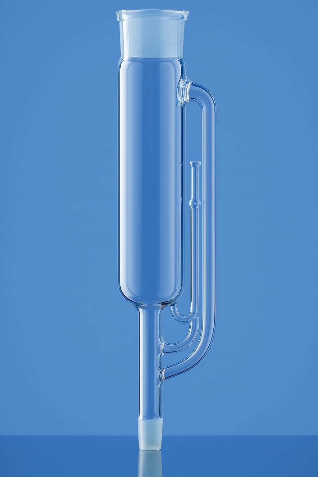 Soxhlet Extractor |Socek Size - 34/35 | Cone Size - 24/29 | Capacity - 100 ml | Chemical-Resistant Glassware for Fat, Oil & Solid–Liquid Extraction | Pack of 1 |-image-21