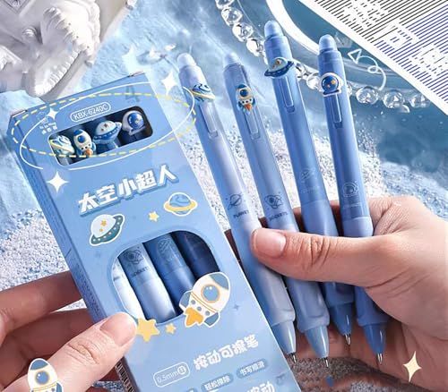 YYaaloa 8pcs Bolígrafos Gel Borrables Punta Fina 0.5mm miniatura 4