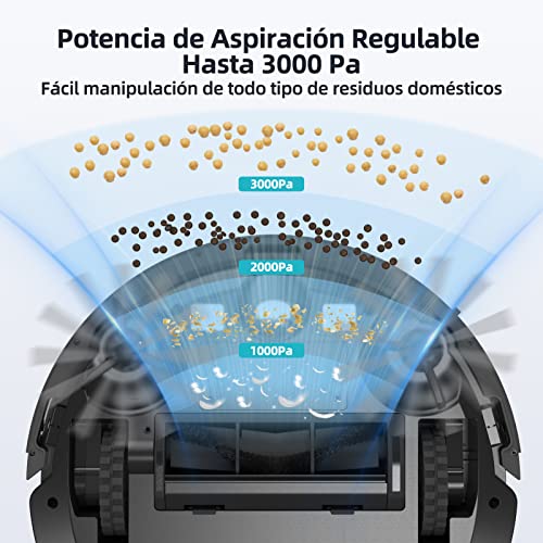 Robot-Aspirador-y-FregasuelosHONITURE-G20-3000pa-Friegaaspira-y-Barre-a-la-Vez-3-en-1-Aspirador-RobotCompatible-Alexa-WiFi-AppIdeal-para-Pelo-de-MascotasPisoAlfombraAutonomia-150-min