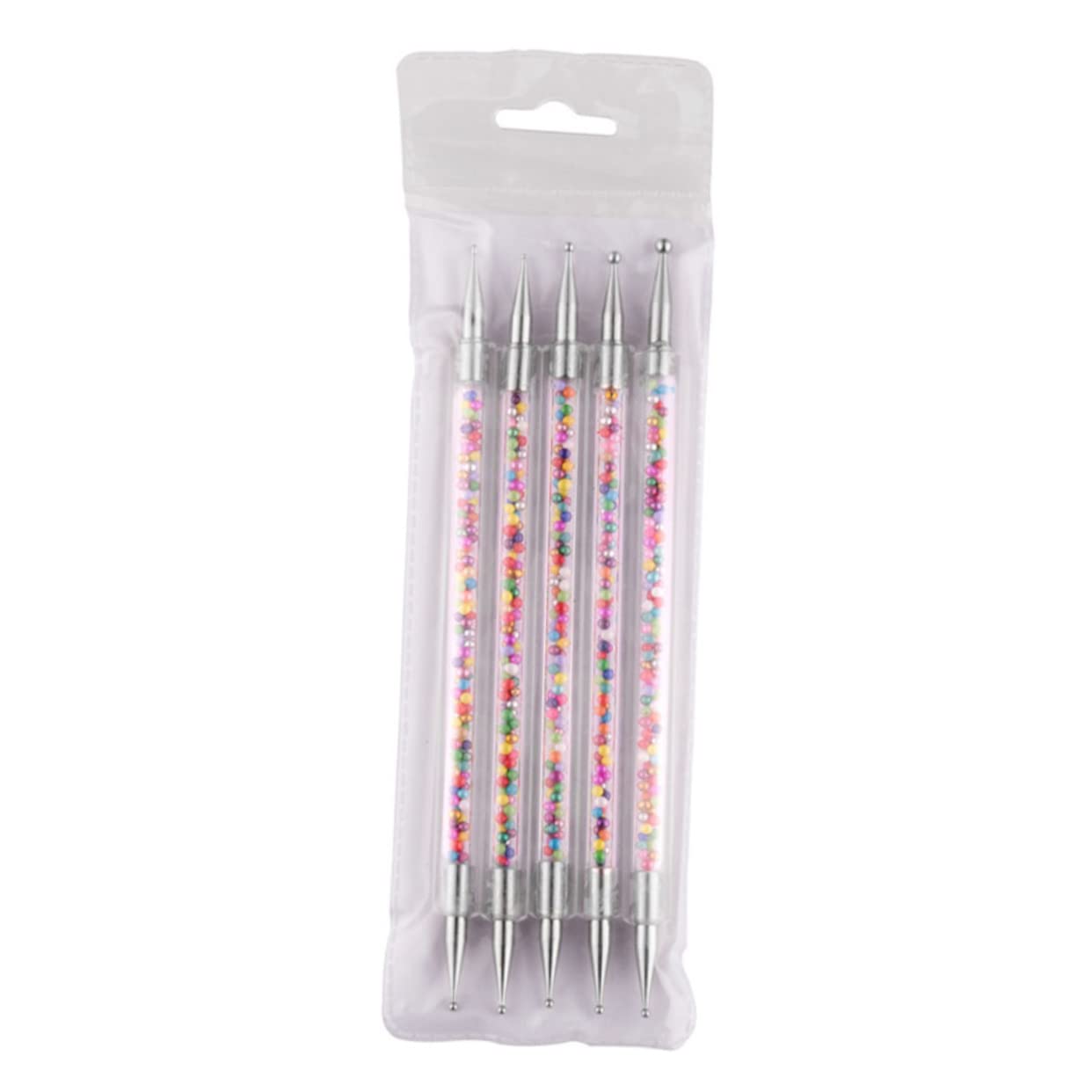 Beatifufu 5pcs Nail Point Pen Nail Drill Pen Nail Dotting Pen Polymer Clay Cane 3d Nail Diamonds Pen Nail Polish Brush Nail Art Liner Pens Nail Art Tool Nail Body Art Pen Manicure