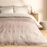 OHS King Size Blanket Bow Quilted Bedspreads, for Women Super Soft Luxurious Bedspreads King Size Lightweight Throws for Sofas Bed Quilted Blanket, Natural - 200 x 240cm