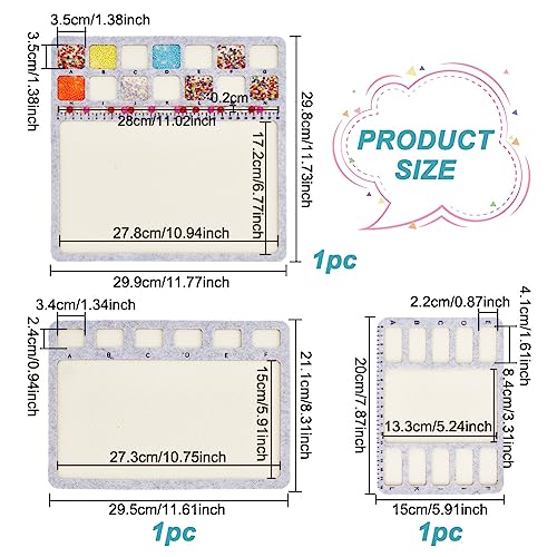 BENECREAT 3 Style Felt Beading Mat - Image 2