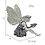 MBVBN Outdoor Garden Fairy Statue Ornaments, Angel Sculpture Realistic Figurine Decor, Antique Resin Craft Home Table Decorations Lawn Yard Art Porch Patio Housewarming Garden