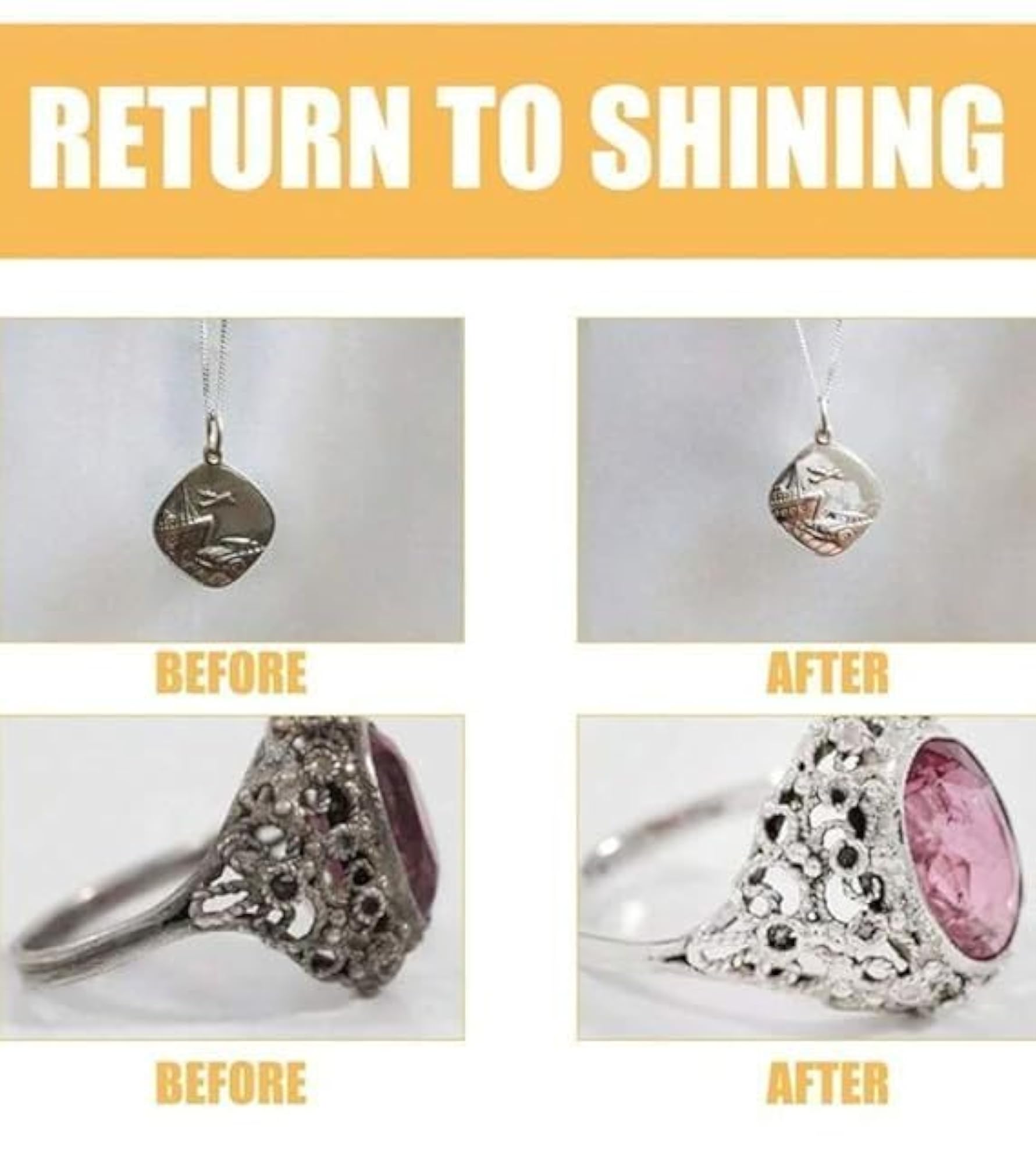 Jewellery Cleaner Spray for Diamond, Gold, Silver, and More