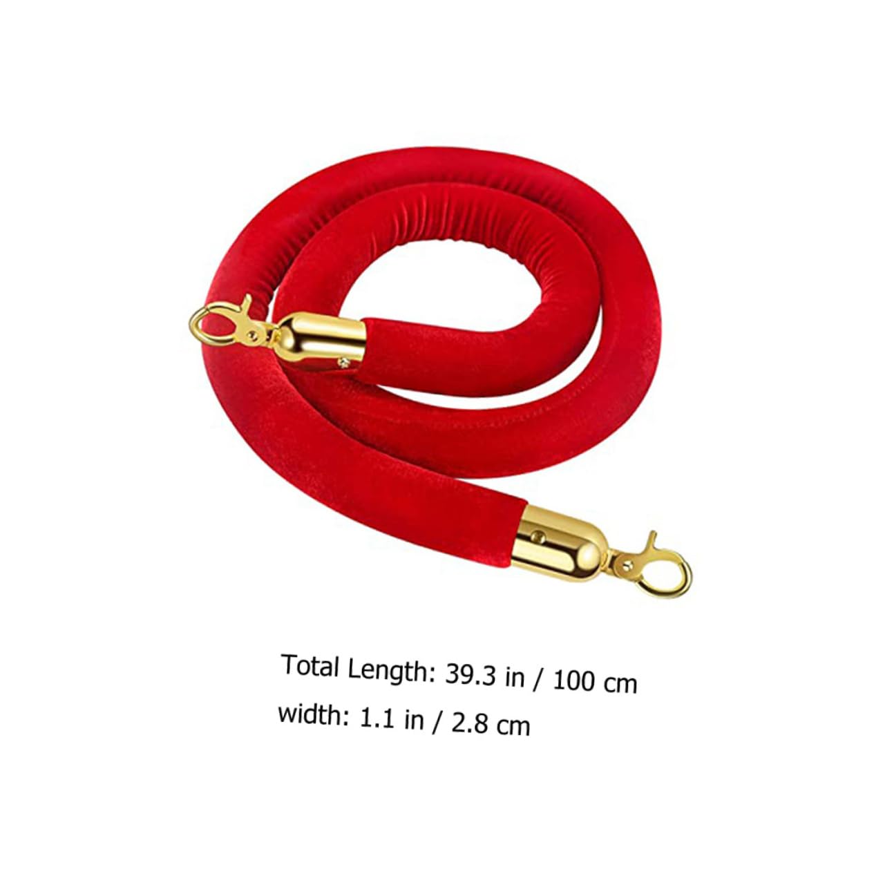 Lurrose Guardrail Lanyard Stanchion Rope Fall Protection Barrier Pillars Velvet Ropes for Efficient Queue Management