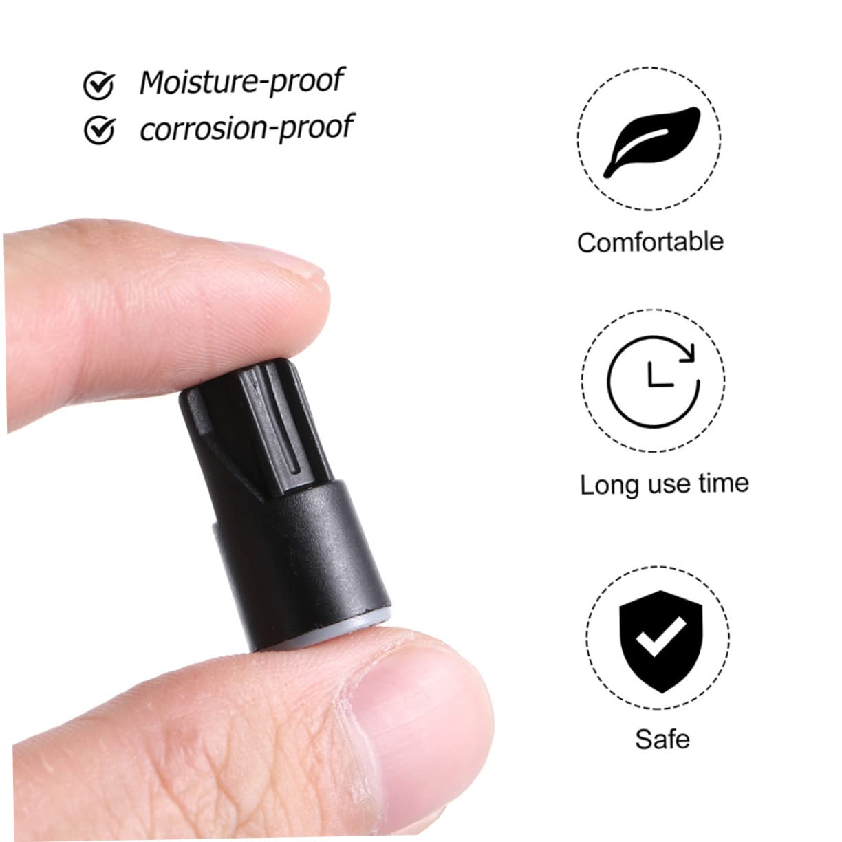 Gatuida 150 Piezas Tapa de engaste impermeable terminal de cable conector impermeable conector de cable conectores de cable a prueba de agua cable eléctrico conector eléctrico