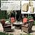 Rutile Patio Chair Cover Outdoor Furniture Covers Waterproof Fits up to 26W x 28D x37.5H inches, Outdoor Patio Rocking Swivel Chair Covers, 2Pack