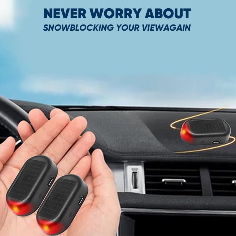 Image of Dodorado Car Interference Antifreeze Instrument,Universal Windshield Ice Melter for Cars - Rapid-Action Defroster with Solar Charging, Reusable Winter Solution for All Vehicles(5 sets)